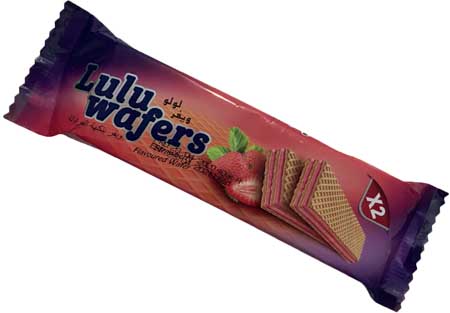 LULU STRAWBERRY FLAVORED WAFERS