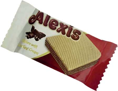 ALEXIS WAFER WITH HAZELNUT CREAM