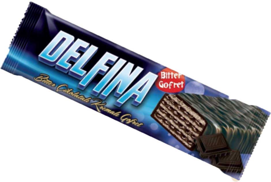 DELFINA DARK BITTER COATED WAFERS