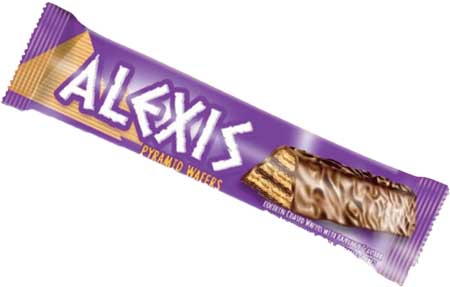 ALEXIS PYRAMIDA MILKY COCOLIN COATED WAFERS